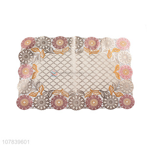 New product colourful flower pattern table mat placemats