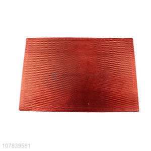 Popular product red rectangular household placemats wholesale