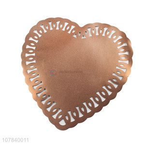 New arrival heart shape decorative table mat placemats