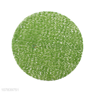 Best selling green round dining kitchen table mat placemats