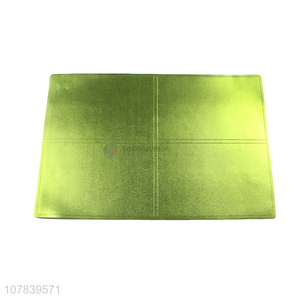 Best selling green rectangular placemats table mat