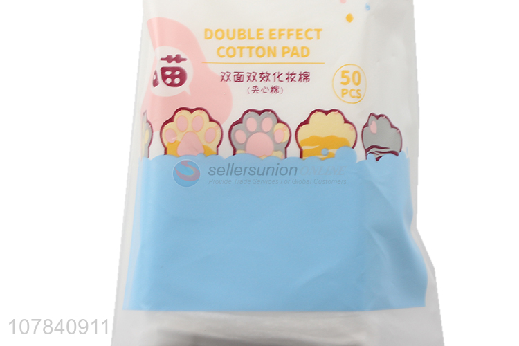 New arrival white bagged cotton makeup remover cotton