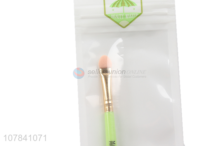 New green round head eye brush lady beauty tool brush