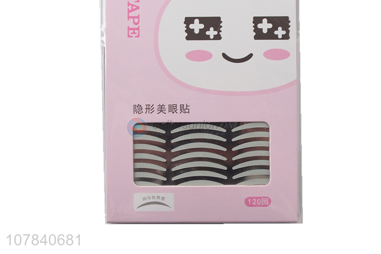 Hot selling transparent invisible double eyelid stickers for ladies