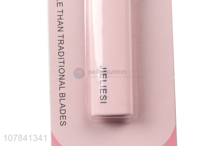 Creative style pink eyebrow trimming knife beauty tool