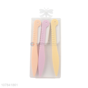 Custom 3 Pieces Foldable Eyebrow Razor Eyebrow Trimmer