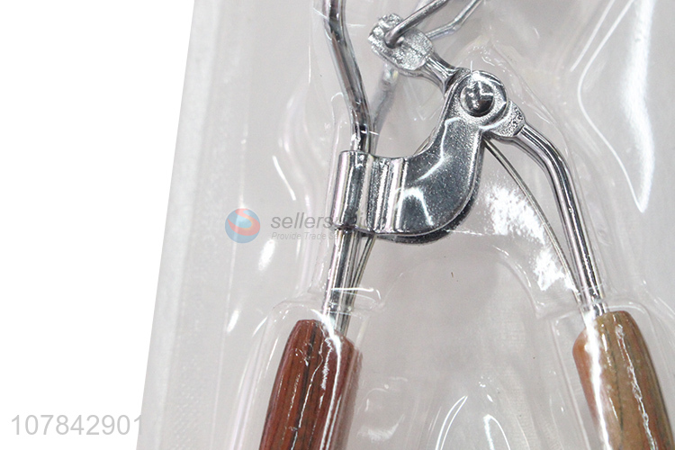 Custom logo creative metal eyelash curler beauty suppplies wholesale