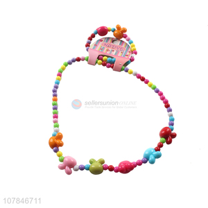 Cute Design Fashion Necklace Colorful Bracelet Jewelry Set