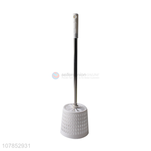 Low price white plastic household toilet brush with top quality