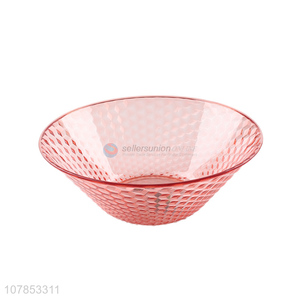 China factory wholesale pink plastic fruit plate snack tray