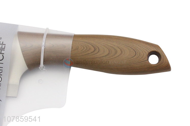 High quality mini portable kitchen knife with silver wooden handle