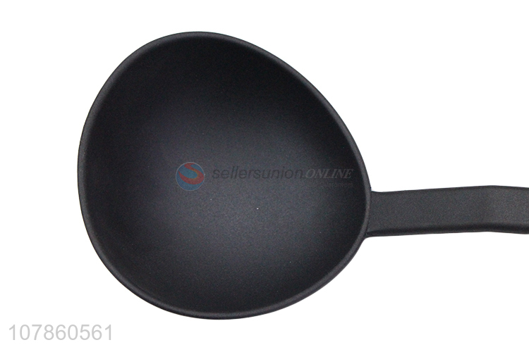 New Arrival Black Long Handle Soup Spoon Universal Cooking Tool