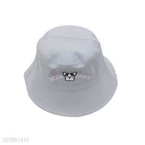 Hot selling cute embroidery design outdoor fisherman hat