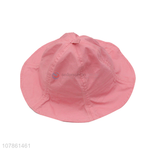 China factory  pink fashion outdoor fisherman hat for children