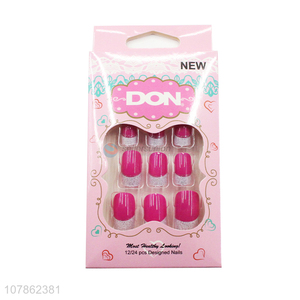 Factory Supply Full Cover Fake Nail Tips Artificial Fake Nails