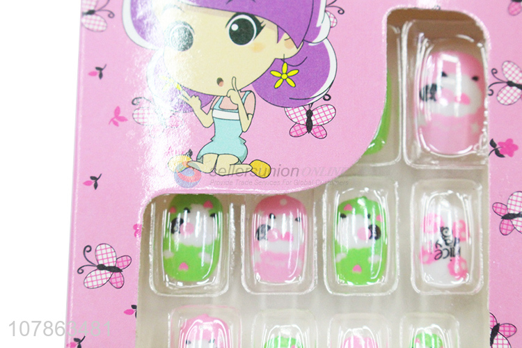 Cartoon Pattern False Nail Tips Fake Nail For Children