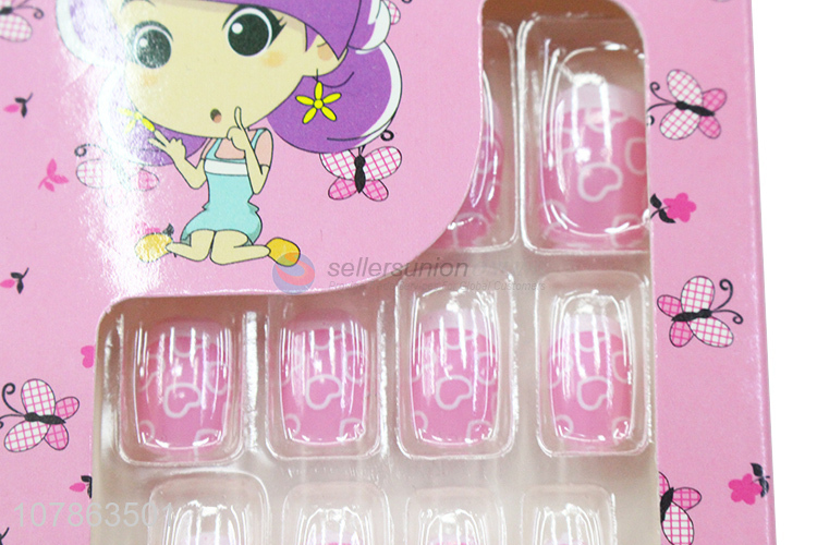 Wholesale Nail Beauty Full Cover False Nail Tip For Kids