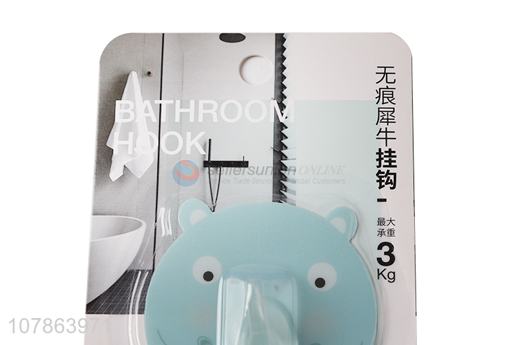 Online wholesale cartoon hippo sticky wall hook kitchen hook