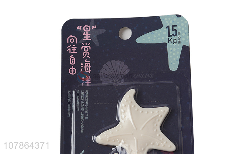 Good quality multi-function sticky hook starfish shape wall hook