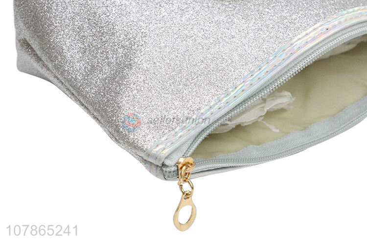 Factory supply waterproof sequin makeup bag storage bag wholesale