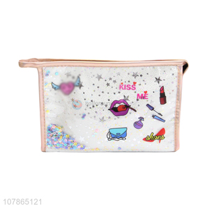 Top quality cartoon pattern lady makeup bag cosmetic bag