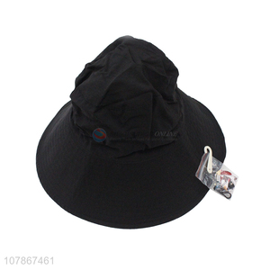 Creative double-sided design black quick-drying fisherman hat