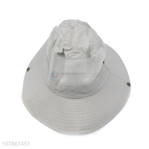 Wholesale gray outdoor sun hat quick-drying fisherman hat for children