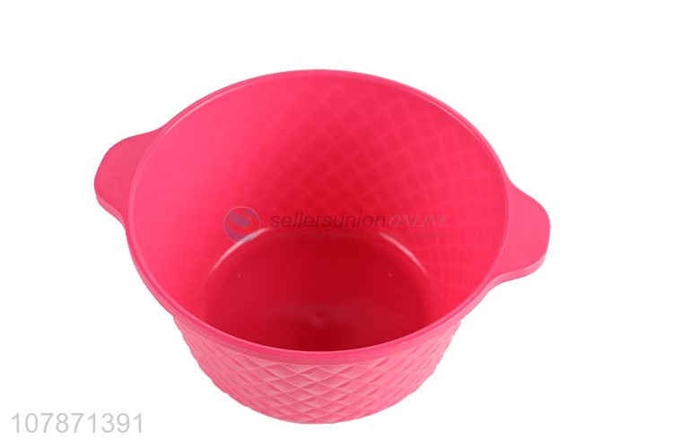 Online wholesale kitchen dinnerware plastic soup bowl with lid