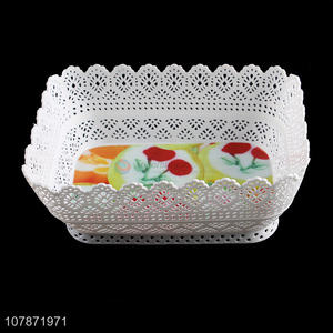 Good quality hollow fruit plate vegetable basket desserts plate