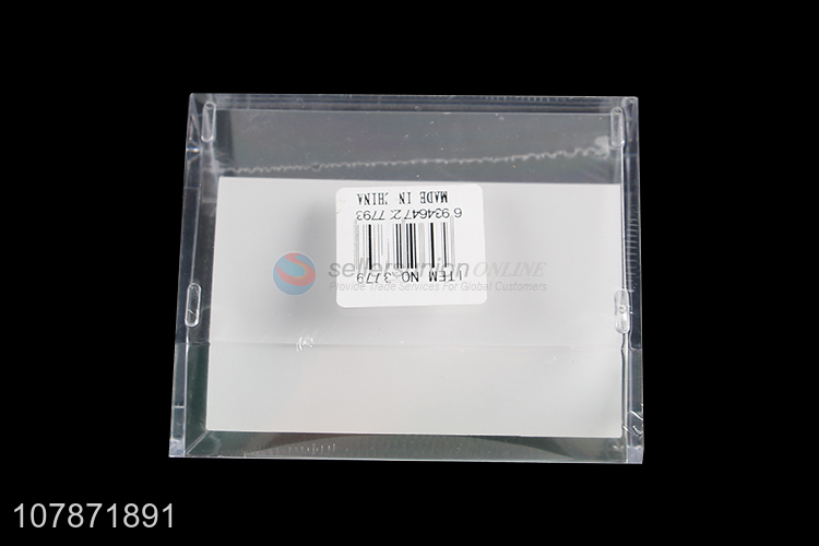 High quality clear plastic ID card holder name card box for office