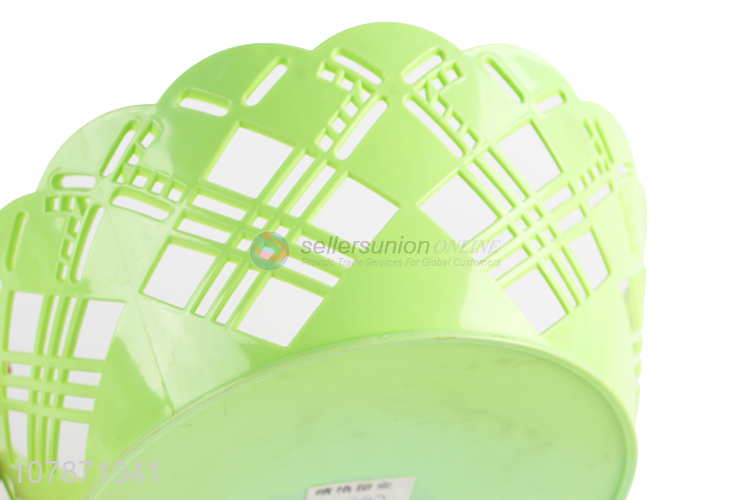 China manufacturer stylish hollow fruit plate round snacks dish