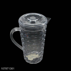 Best selling transparent high capacity plastic cold water jug