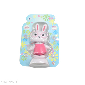 Good Quality Car Decorations Solar Dancing Bunny Solar Toys