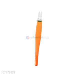 Hot selling orange cartoon cute toy pen student writing pen wholesale