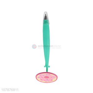 New arrival green three-dimensional cartoon plastic signature pen