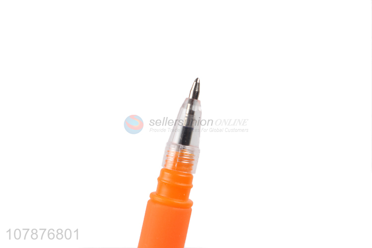 High quality orange carrot cartoon plastic signature pen