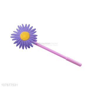 Wholesale purple cartoon creative flower-shaped ballpoint pen