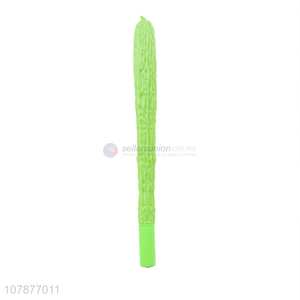 Hot selling bitter gourd design plastic office signature pen