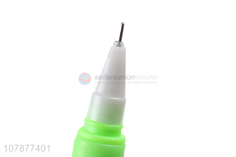 New design green 3D cactus pen plastic signature pen wholesale