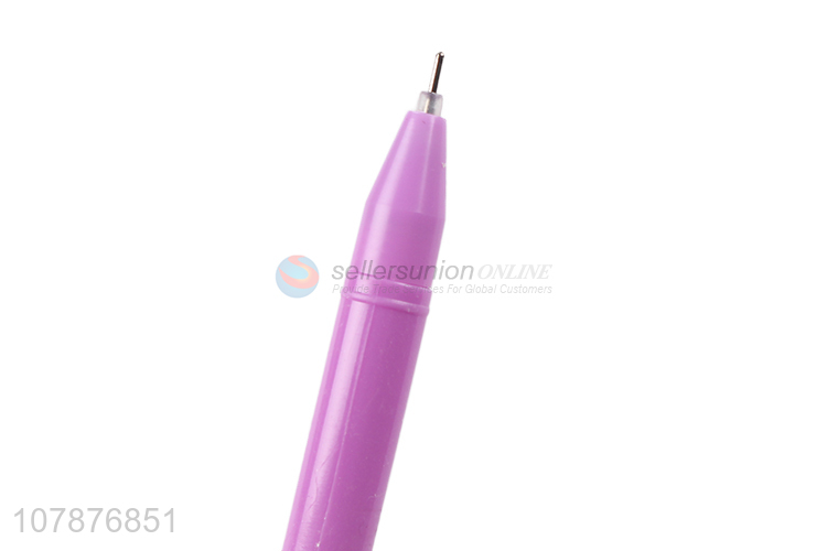 Good price purple cartoon three-dimensional watermelon plastic pen