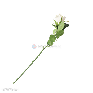 Good price white artificial rose flowers for home décor