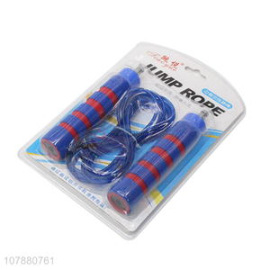 China supplier steel wire weighted speed <em>skipping</em> <em>rope</em> jump <em>rope</em>