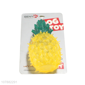 New Arrival Simulation Pineapple Pet Toy Dog Teeth Cleaning Toy