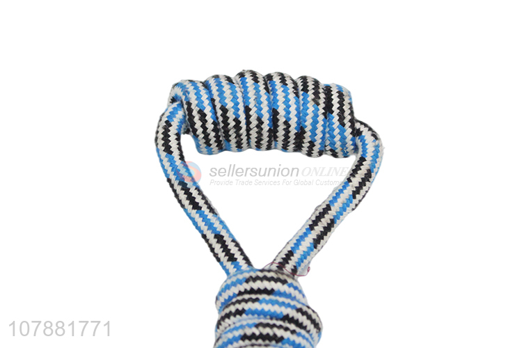 Portable Double Ball Cotton Rope Interactive Dog Toys