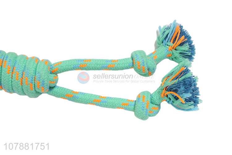 Factory Supply Knotted Cotton Rope Chew Toy For Pet