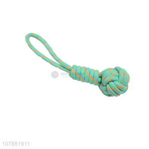 Portable Cotton Rope Ball For Dog Pet Chew Toys