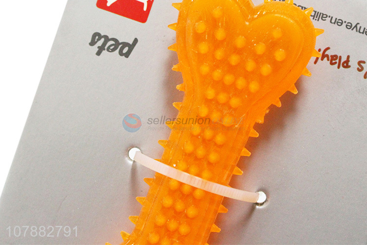 New Design TPR Solid Bone Pet Toy Dog Molar Teeth Cleaning Toy