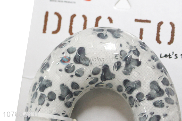 Popular Simulation Doughnut Dog Toy Pet Chew Bite Toy