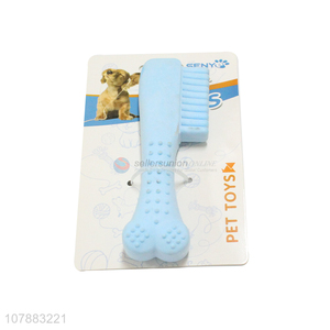 Customized Comb Shape Dog Chew Toys Interactive Pet Chew Toy