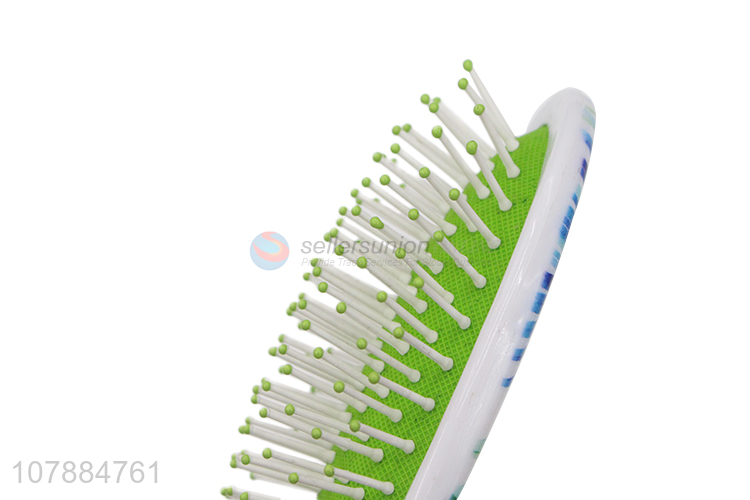 Factory direct sale floral printing paddle brush air cushion comb